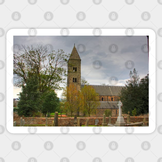 Carriden Church Tower Sticker by tomg